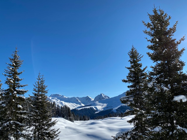 Winterlandschaft in Arosa